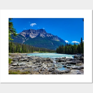 Jasper National Park Mountain Landscape Photo V1 Posters and Art